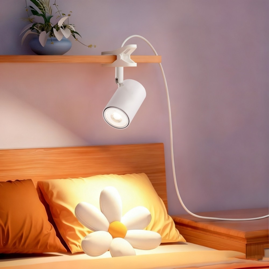 Φωτιστικό με σφιγκτήρα PUNTO 1xGU10/9W/230V λευκό