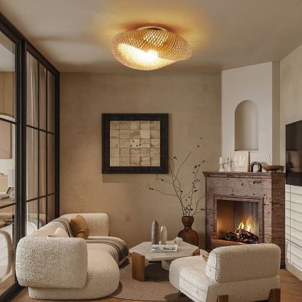 Φωτιστικό οροφής BOHO HILO 1xE27/40W/230V Ø 60 εκ.