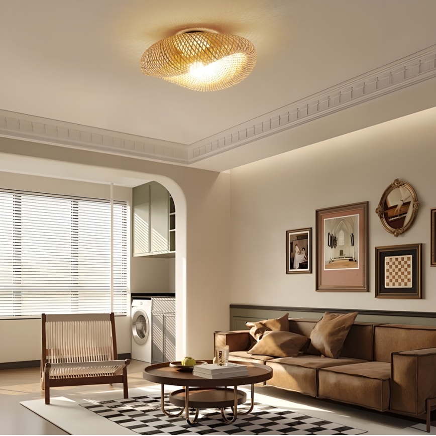 Φωτιστικό οροφής BOHO HILO 1xE27/40W/230V Ø 60 εκ.