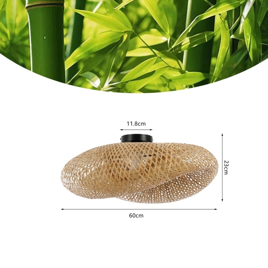 Φωτιστικό οροφής BOHO HILO 1xE27/40W/230V Ø 60 εκ.