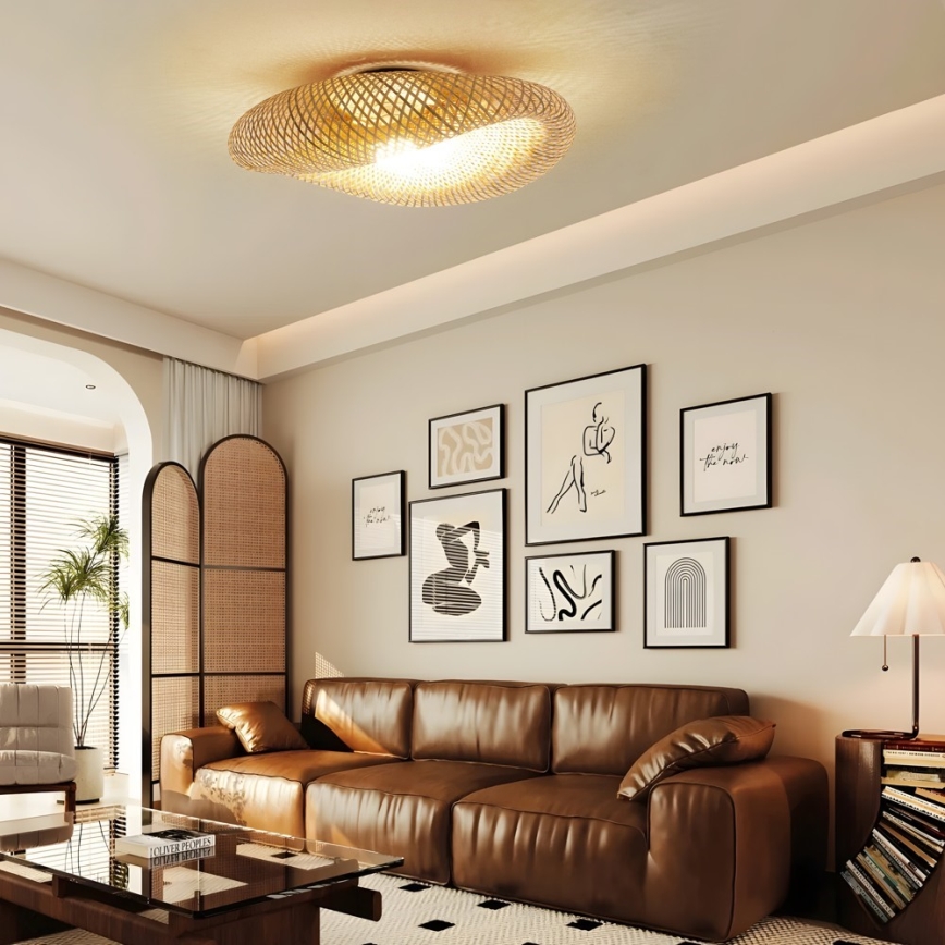 Φωτιστικό οροφής BOHO HILO 1xE27/40W/230V Ø 80 cm