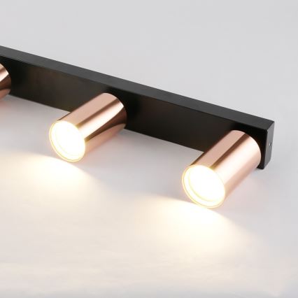 Φωτιστικό σποτ PUNTO 4xGU10/9W/230V ροζ χρυσό
