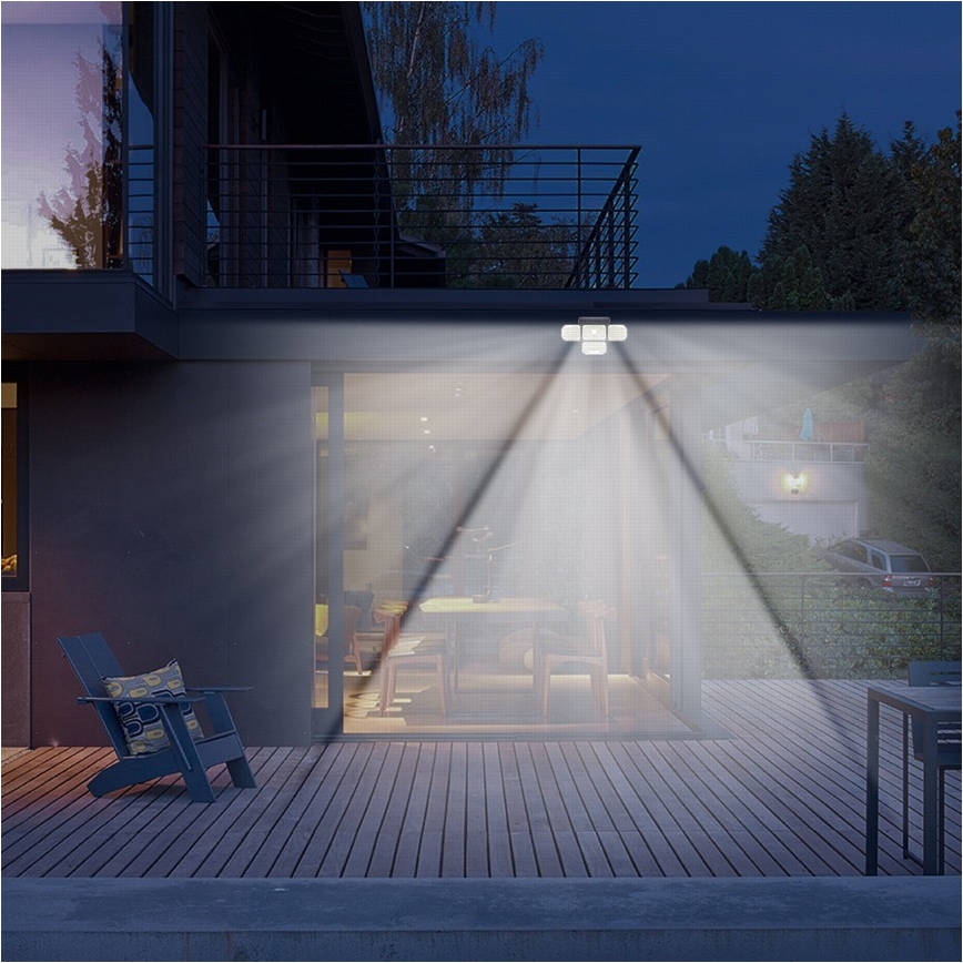 Ηλιακό φωτιστικό τοίχου LED με αισθητήρα LED/5W/5,5V IP65 2400 mAh