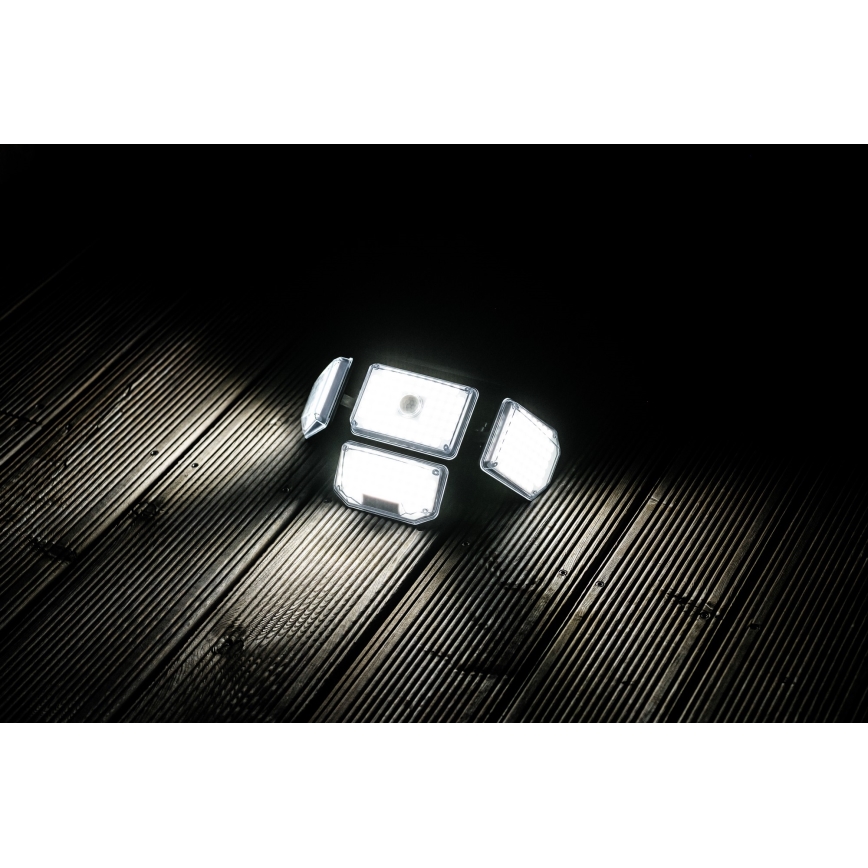 Ηλιακό φωτιστικό τοίχου LED με αισθητήρα LED/5W/5,5V IP65 2400 mAh