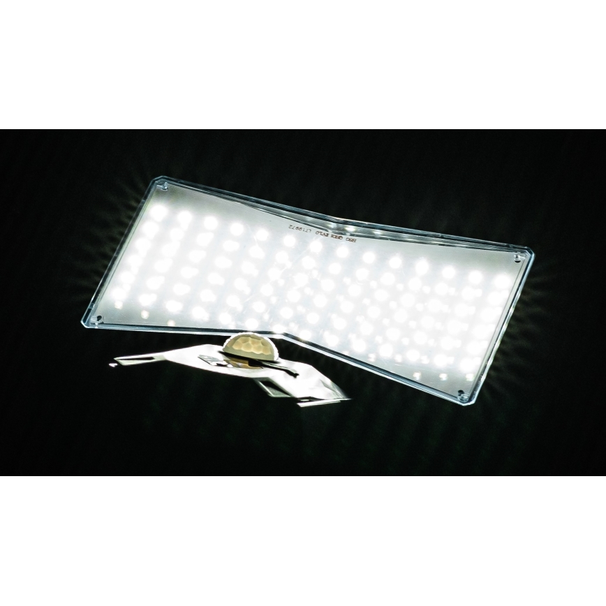 Ηλιακό φωτιστικό τοίχου LED με αισθητήρα LED/2,6W/5,5V IP65 1800 mAh μαύρο