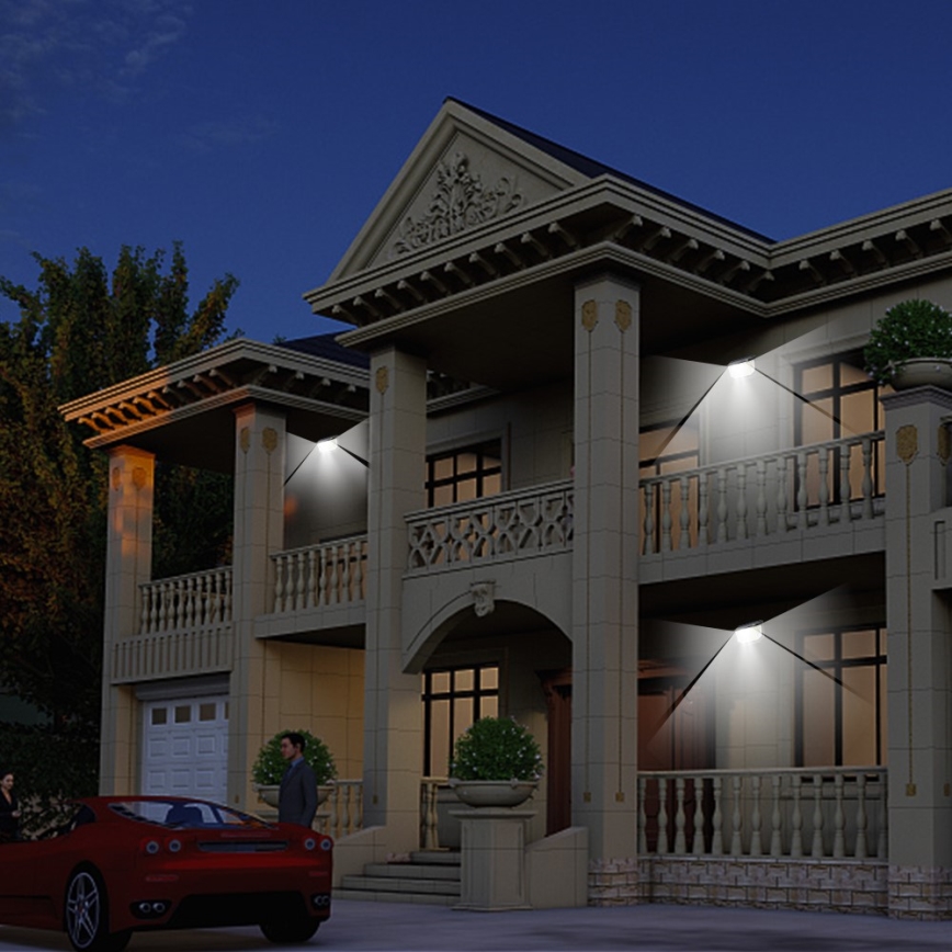 Ηλιακό φωτιστικό τοίχου LED με αισθητήρα LED/4W/5,5V IP65 1200 mAh