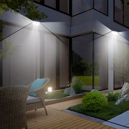 Ηλιακό φωτιστικό τοίχου LED με αισθητήρα LED/4W/5,5V IP65 1200 mAh