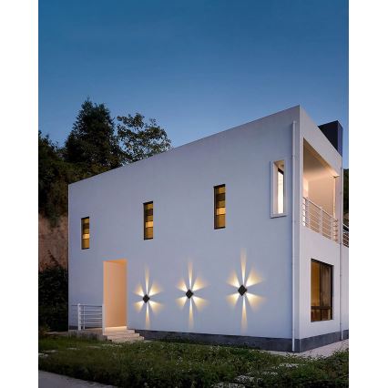 LED Ηλιακό Επιτοίχιο Φωτιστικό με Αισθητήρα LED/2W/5V IP54 1300 mAh