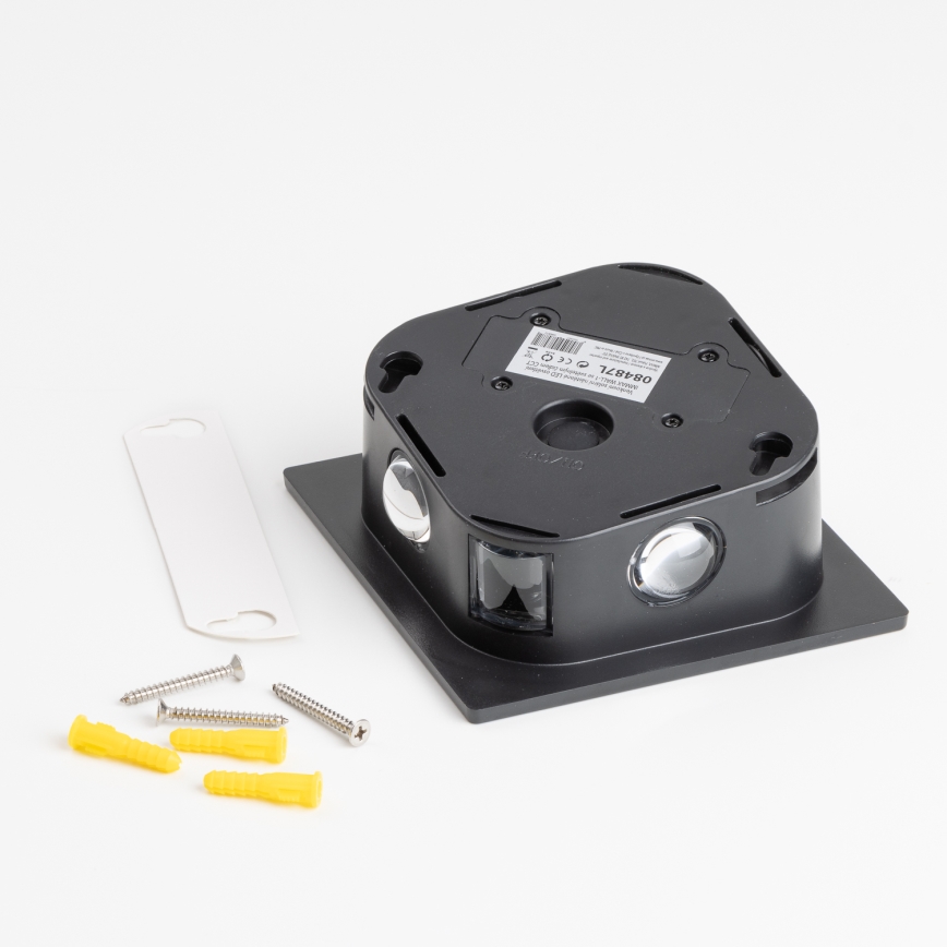 LED Ηλιακό Επιτοίχιο Φωτιστικό με Αισθητήρα LED/2W/5V IP54 1300 mAh