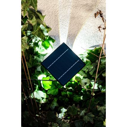 LED Ηλιακό Επιτοίχιο Φωτιστικό με Αισθητήρα LED/2W/5V IP54 1300 mAh
