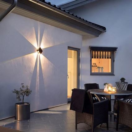Ηλιακό φωτιστικό τοίχου LED με αισθητήρα LED/2W/5V IP54 1300 mAh