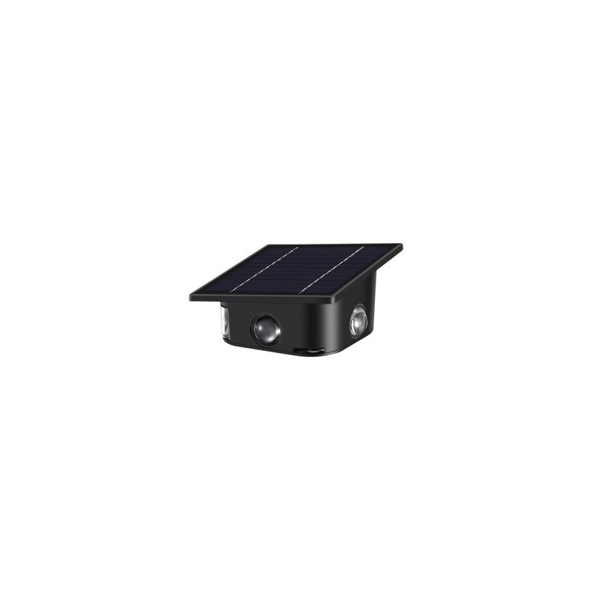 Ηλιακό φωτιστικό τοίχου LED με αισθητήρα LED/2W/5V IP54 1300 mAh