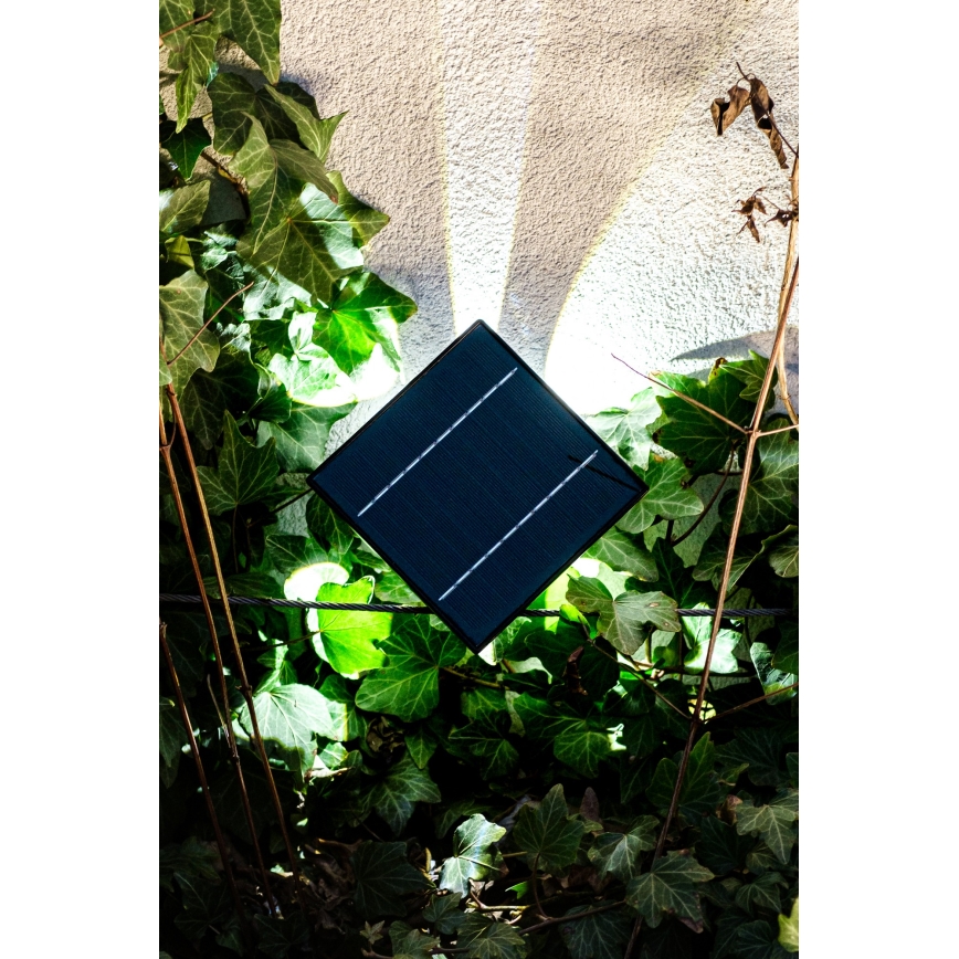 Ηλιακό φωτιστικό τοίχου LED με αισθητήρα LED/2W/5V IP54 1300 mAh