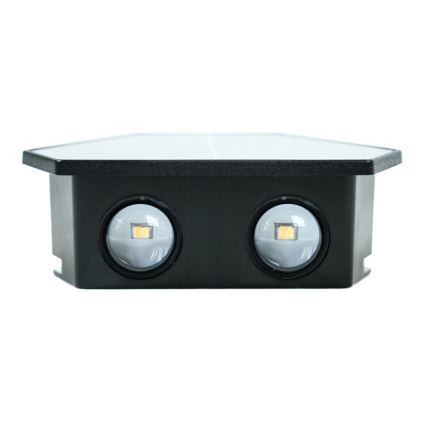 Ηλιακό φωτιστικό τοίχου LED με αισθητήρα LED/2W/5V IP54 1300 mAh