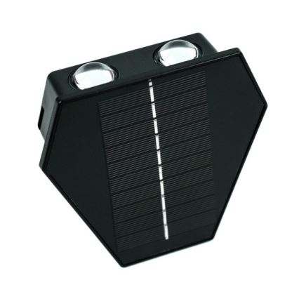 Ηλιακό φωτιστικό τοίχου LED με αισθητήρα LED/2W/5V IP54 1300 mAh