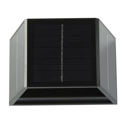 LED Ηλιακό Επιτοίχιο Φωτιστικό με Αισθητήρα LED/2W/5V IP54 1300 mAh