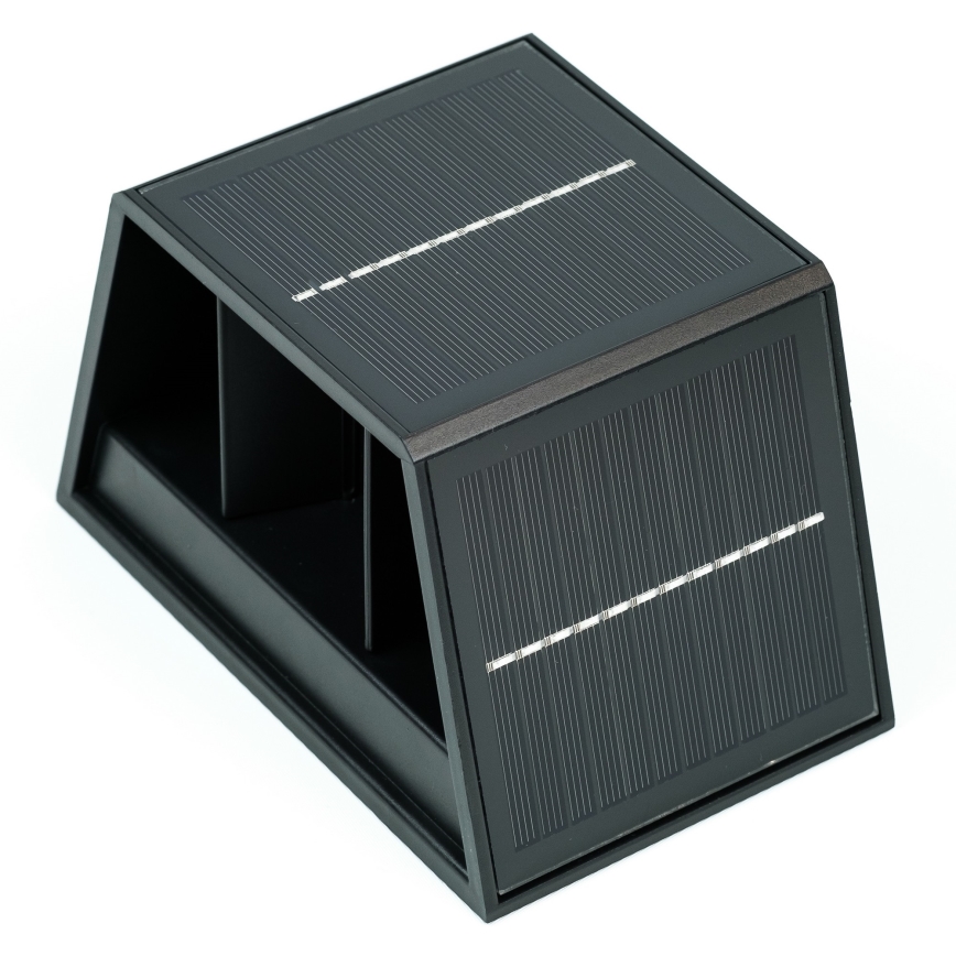 LED Ηλιακό Επιτοίχιο Φωτιστικό με Αισθητήρα LED/2W/5V IP54 1300 mAh