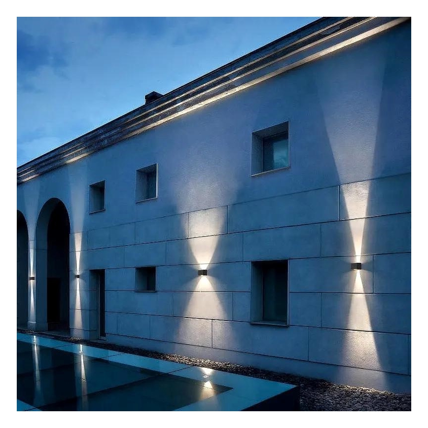 LED Ηλιακό Επιτοίχιο Φωτιστικό με Αισθητήρα LED/2W/5V IP54 1300 mAh