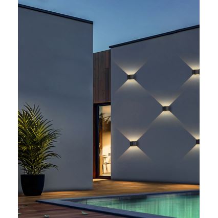 LED Ηλιακό Επιτοίχιο Φωτιστικό με Αισθητήρα LED/2W/5V IP54 1300 mAh