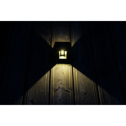LED Ηλιακό Επιτοίχιο Φωτιστικό με Αισθητήρα LED/2W/5V IP54 1300 mAh