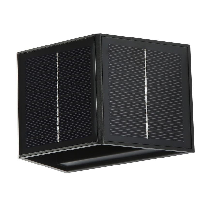LED Ηλιακό Επιτοίχιο Φωτιστικό με Αισθητήρα LED/2W/5V IP54 1300 mAh