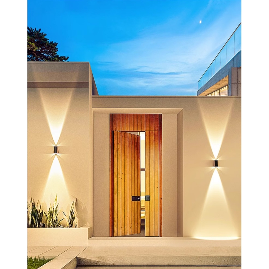 LED Ηλιακό Επιτοίχιο Φωτιστικό με Αισθητήρα LED/2W/5V IP54 1300 mAh