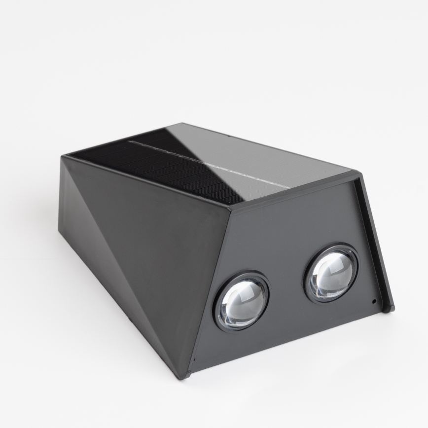 LED Ηλιακό Επιτοίχιο Φωτιστικό με Αισθητήρα LED/2W/5V IP54 1300 mAh