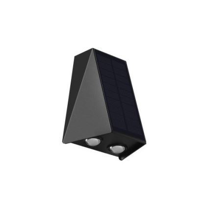 Ηλιακό φωτιστικό τοίχου LED με αισθητήρα LED/2W/5V IP54 1300 mAh