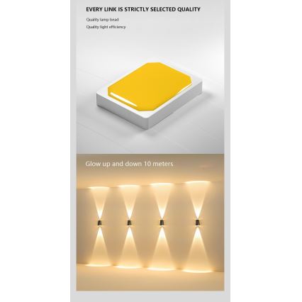 Ηλιακό φωτιστικό τοίχου LED με αισθητήρα LED/2W/5V IP54 1300 mAh