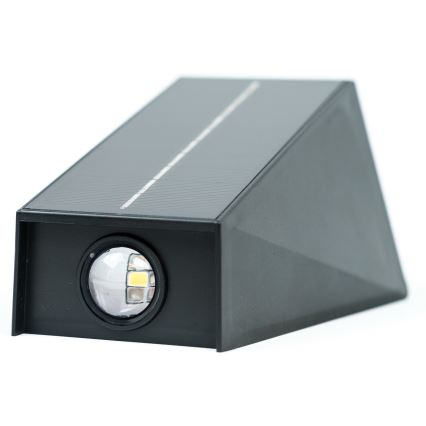 Ηλιακό φωτιστικό τοίχου LED με αισθητήρα LED/2W/5V IP54 1300 mAh