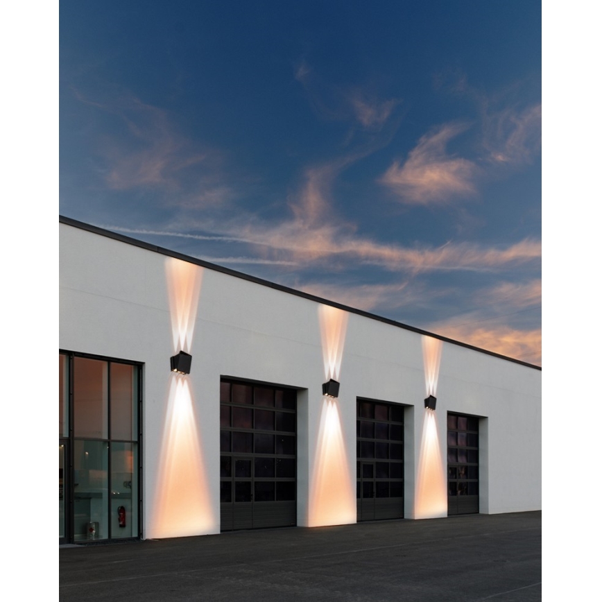 LED Ηλιακό Επιτοίχιο Φωτιστικό με Αισθητήρα LED/2W/5V IP54 1300 mAh