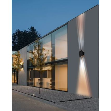 LED Ηλιακό Επιτοίχιο Φωτιστικό με Αισθητήρα LED/2W/5V IP54 1300 mAh