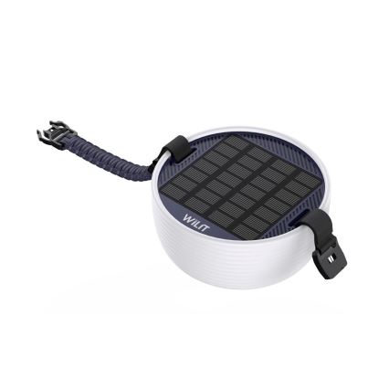 LED RGB Φορητό ηλιακό επαναφορτιζόμενο φωτιστικό with LED λαμπάκια LED/10W/5V 3600 mAh IP65 3600 mAh