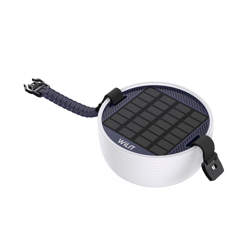 LED RGB Φορητό ηλιακό επαναφορτιζόμενο φωτιστικό with LED λαμπάκια LED/10W/5V 3600 mAh IP65 3600 mAh