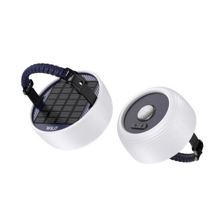 LED RGB Φορητό ηλιακό επαναφορτιζόμενο φωτιστικό with LED λαμπάκια LED/10W/5V 3600 mAh IP65 3600 mAh