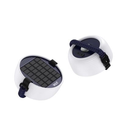 LED RGB Φορητό ηλιακό επαναφορτιζόμενο φωτιστικό with LED λαμπάκια LED/10W/5V 3600 mAh IP65 3600 mAh