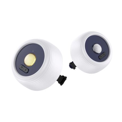 Φορητός ηλιακός φορτιστής LED RGB με LED αλυσίδα LED/10W/5V 3600 mAh IP65 3600 mAh