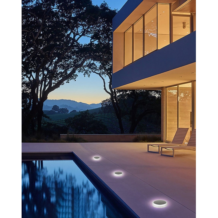 LED Εξωτερικός ηλιακός φωτισμός με αισθητήρα LED/0,4W/3,2V IP54 500 mAh
