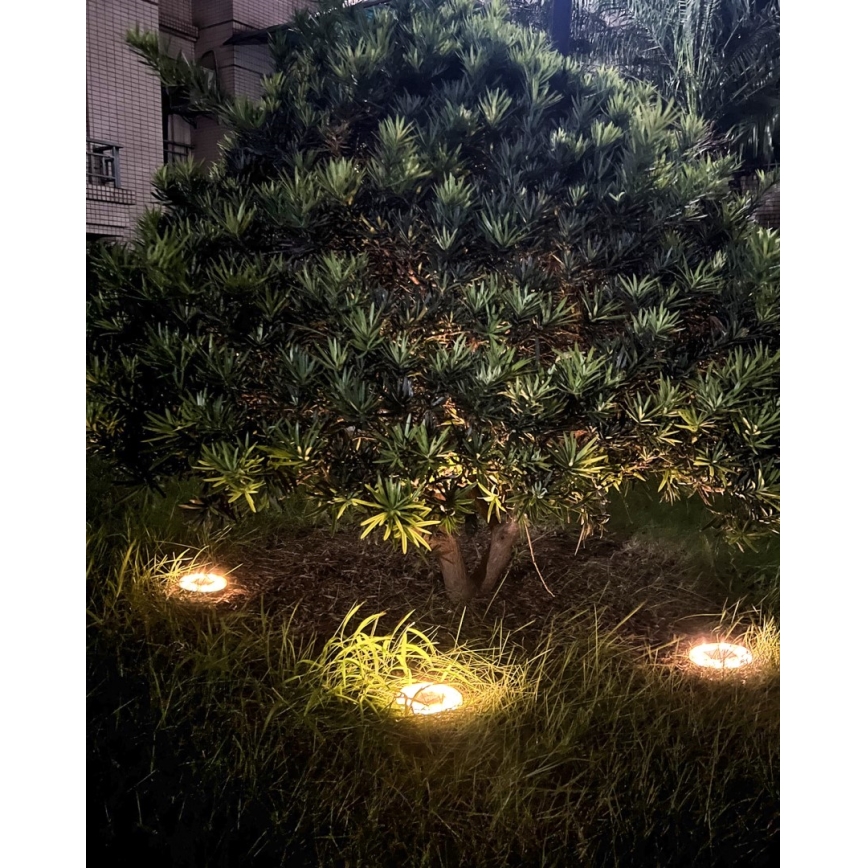 ΣΕΤ 4x LED Εξωτερικός ηλιακός φωτισμός με αισθητήρα LED/0,048W/2V IP68 600 mAh