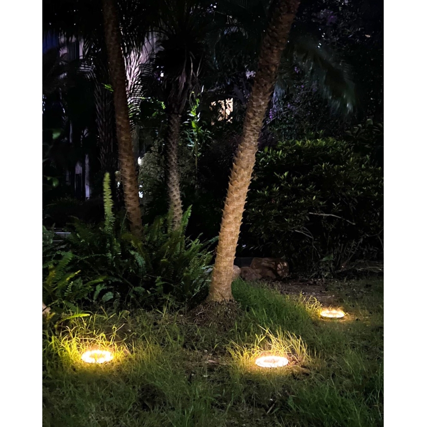 Σετ 4x LED Ηλιακός φωτισμός εξωτερικού χώρου με αισθητήρα LED/0,048W/2V IP68 600 mAh
