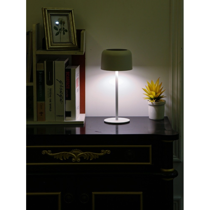 LED Ρυθμιζόμενος εξωτερικός ηλιακός φωτισμός LED/4W/5V 3600mAh IP44