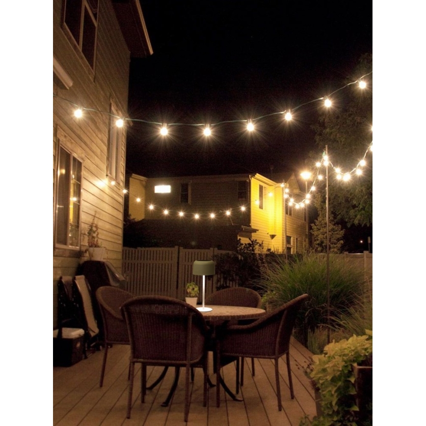 LED Ρυθμιζόμενος εξωτερικός ηλιακός φωτισμός LED/4W/5V 3600mAh IP44