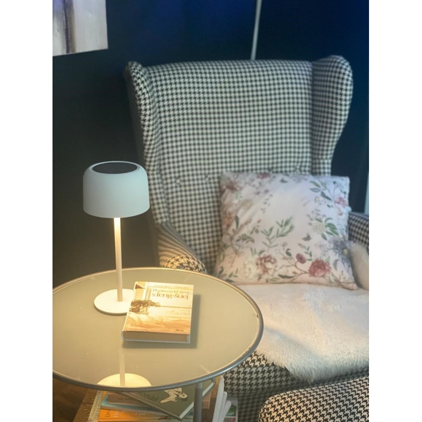 LED Ρυθμιζόμενος εξωτερικός ηλιακός φωτισμός LED/4W/5V 3600mAh IP44