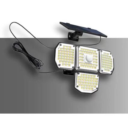 Ηλιακό φωτιστικό τοίχου LED με αισθητήρα LED/5W/5,5V 3000K/6500K IP44