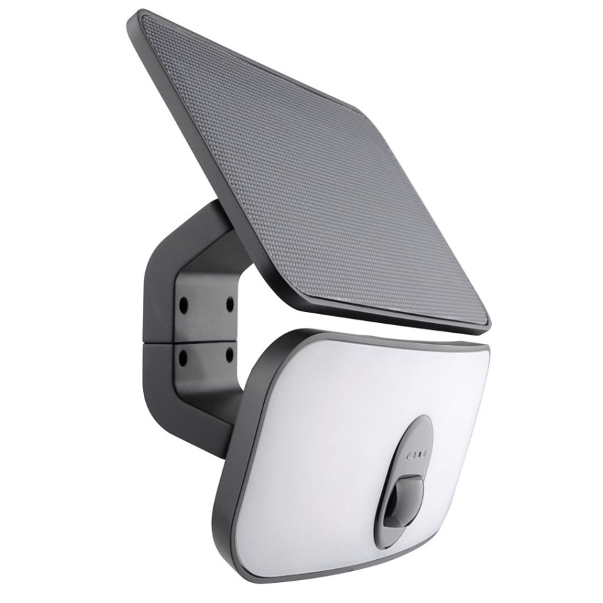 LED ηλιακό επιτοίχιο φωτιστικό με αισθητήρα LED/13W/3,7V 4000K IP65 400 mAh