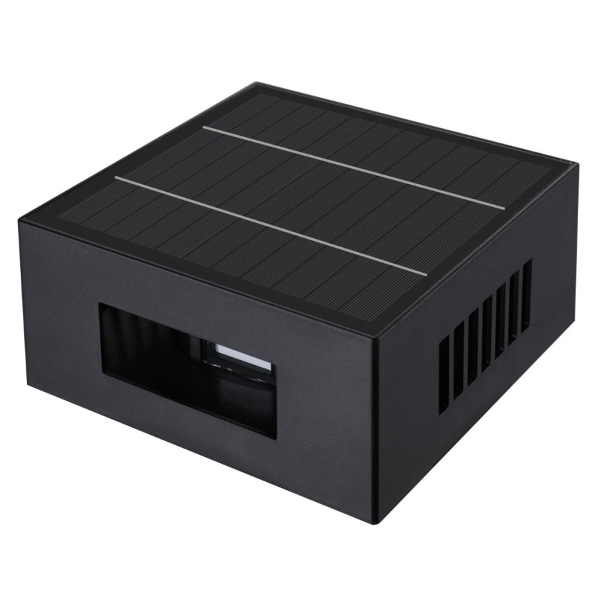 LED Ηλιακό Επιτοίχιο Φωτιστικό LED/2W/3,7V 4000K IP44 1300 mAh