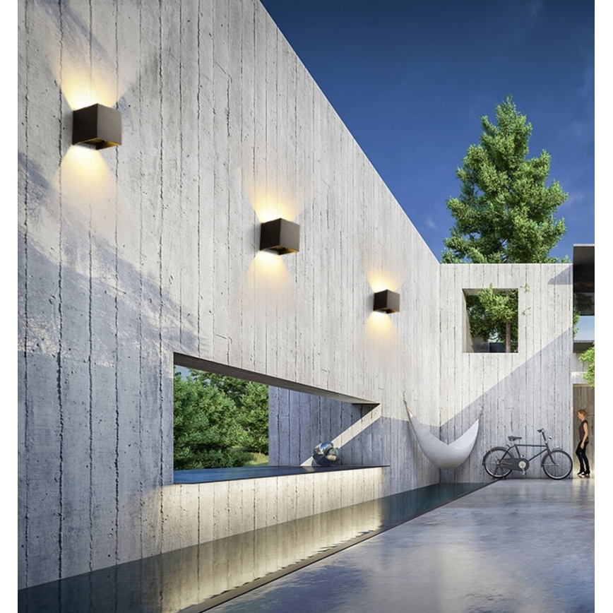 Immax 08510L - Εξωτερικό επιτοίχιο φωτιστικό LED DICE LED/6W/230V 3000K IP65