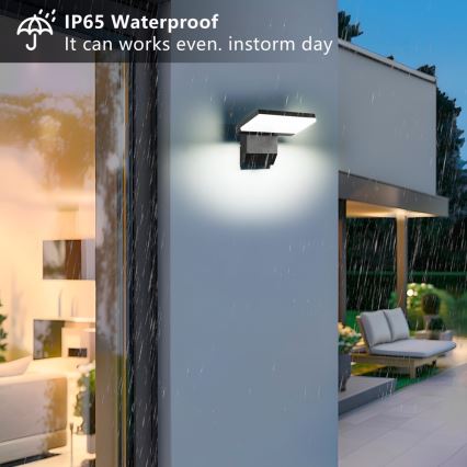 Επιτοίχιο φωτιστικό εξωτερικού χώρου LED MODERN/18W/230V IP65