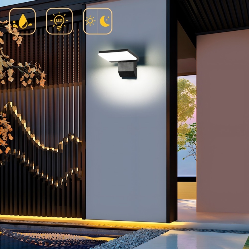 Επιτοίχιο φωτιστικό εξωτερικού χώρου LED MODERN/18W/230V IP65