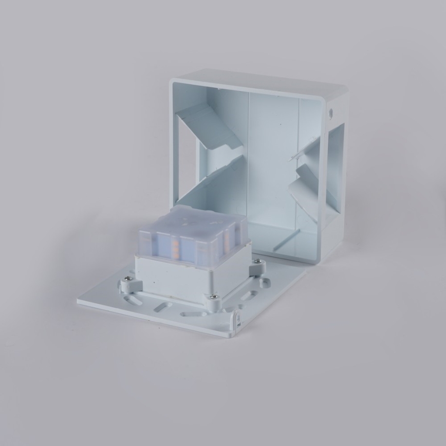 LED Εξωτερικό επιτοίχιο φωτιστικό LUXLINE 6W/230V 3000K IP54 λευκό